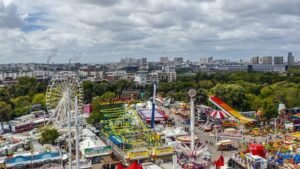 foire du trône plan de haut