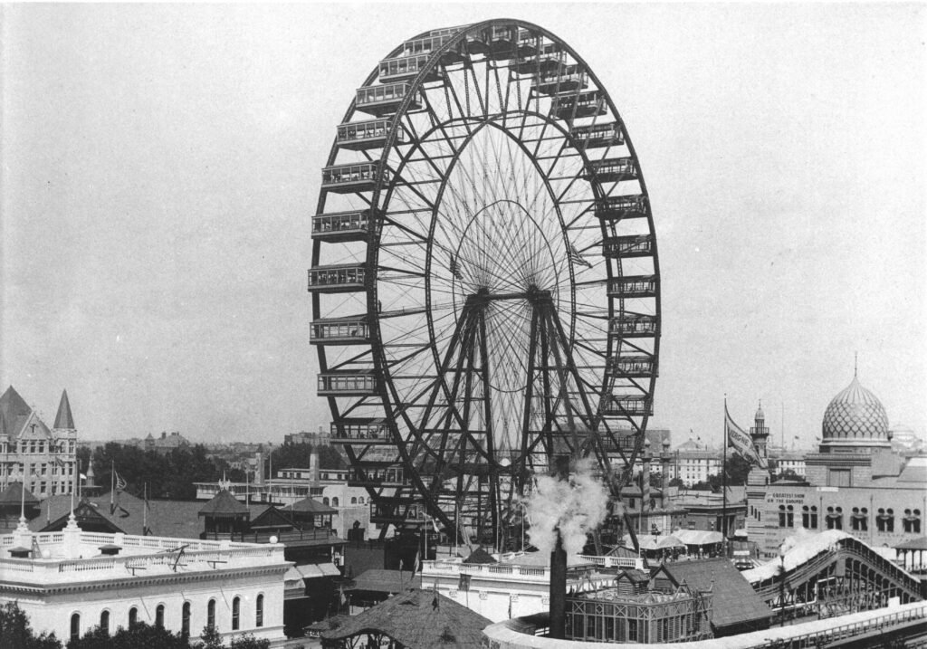 première grande roue moderne Chicago 1893 exposition universelle