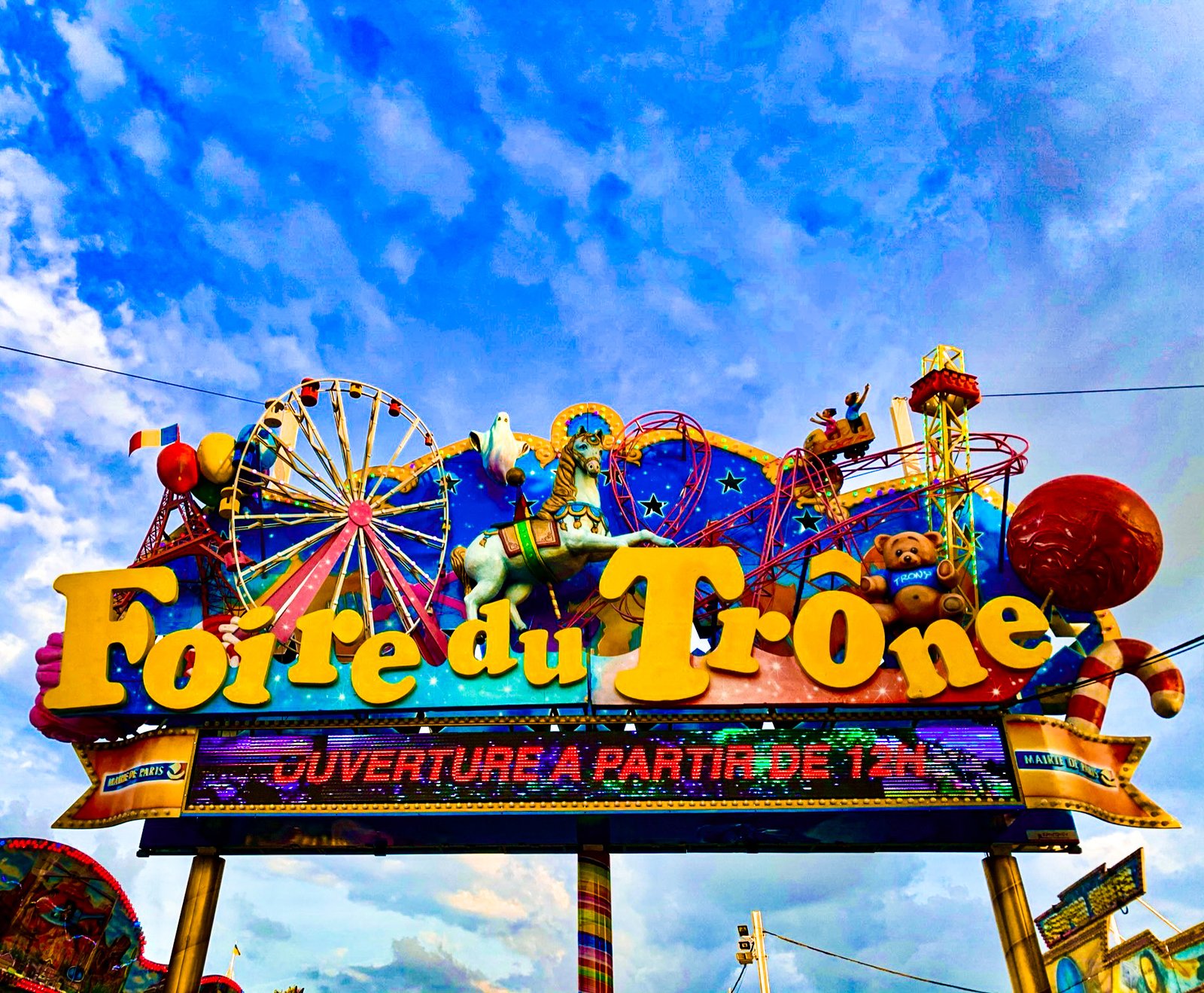 plus grand fête foraine de france foire du trône