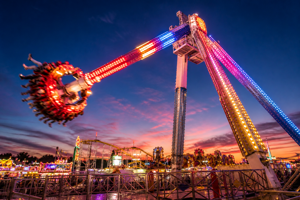 Les manèges les plus rapides en fête foraine